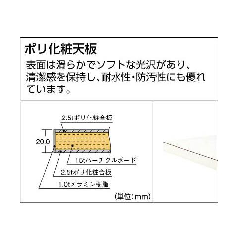 AE型作業台 1800×900 3段キャビネット付 DG色※メーカー直送品 車上渡し品 トラスコ AE-1809UDC111-DG_2
