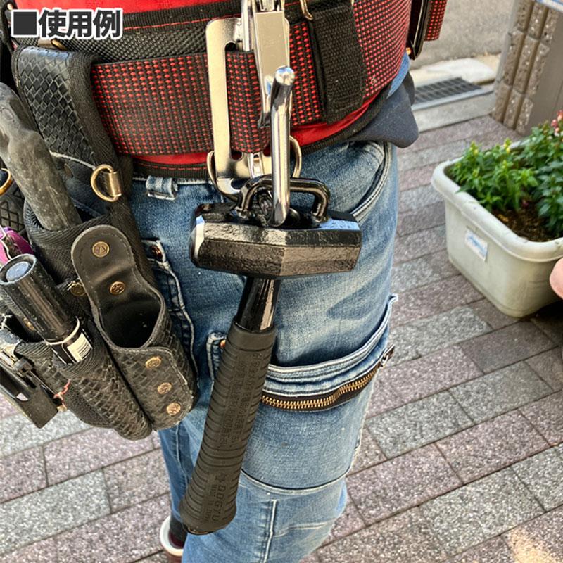 カラビナフック対応ハンマー(軽量タイプ) KFR-15R レッド 取寄品 土牛産業 04863 |  | 03