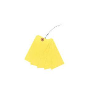 防水荷札(5枚) イエロー 土牛産業 01732 | 