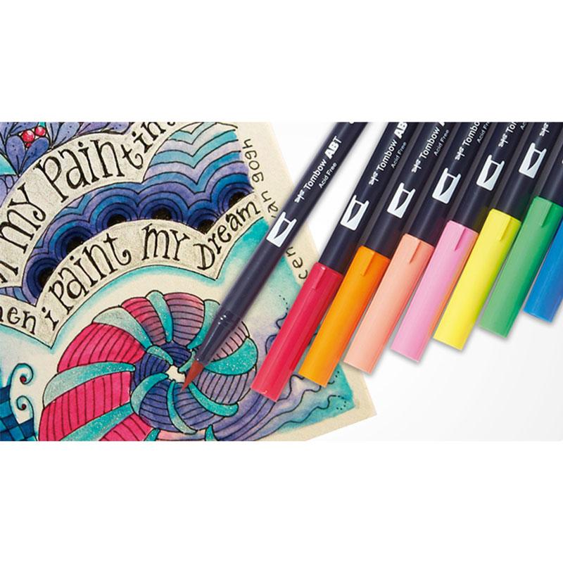 Tombow デュアルブラッシュペン ABT BA ベーシック 36色セット【2セット】 取寄品 トンボ AB-T36CBA_3