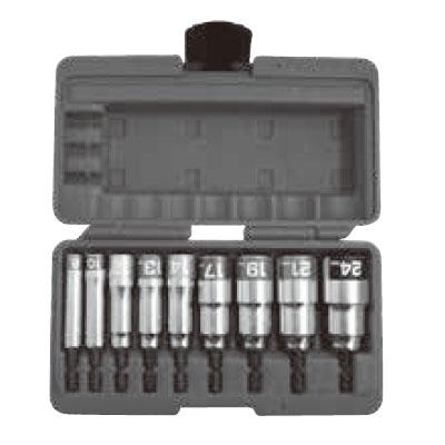 ほぼ未使用 TOP 電動ドリル用 コンパクトソケット セット EDS-824CS 9本セット 楽天市場】トップ工業 電ドル用コンパクトソケットセット 8〜24mm 9本