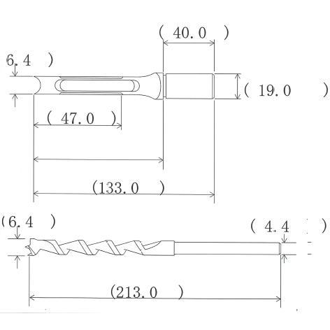 小林式 角のみ (組) 6.4mm 標準 NH 1100060000 |  | 02