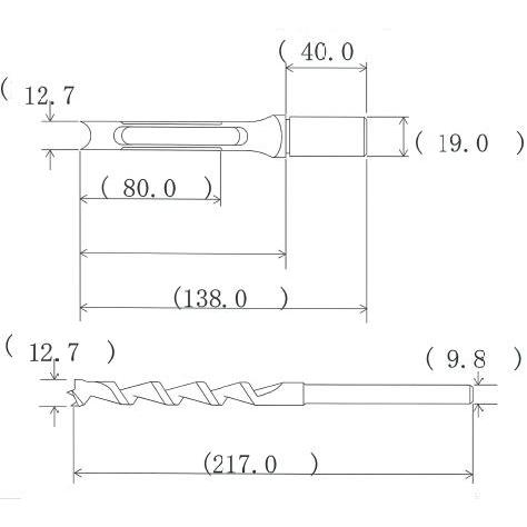 小林式 角のみ (組) 12.7mm 標準 NH 1100127000 : 大工道具・金物の