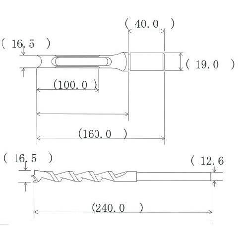 小林式 角のみ (組) 16.5mm 標準 NH 1100165000 |  | 02