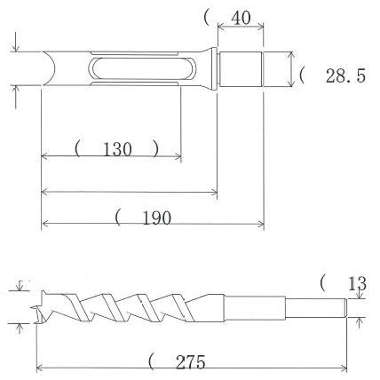 小林式 角のみ (組) 24.0mm 標準 NH 1100240000 : 大工道具・金物の