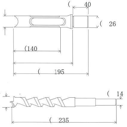 小林式 角のみ (組) 30mm マキタ用 NH 1117300000 |  | 01