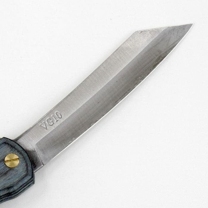 竹虎 肥後守 ウッディ 青 竹虎 VG-10 |  | 02