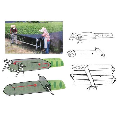 アルミ製寒冷紗巻取機巻きっこ 7.0kg メーカー直送 ナガノ BM-2300K