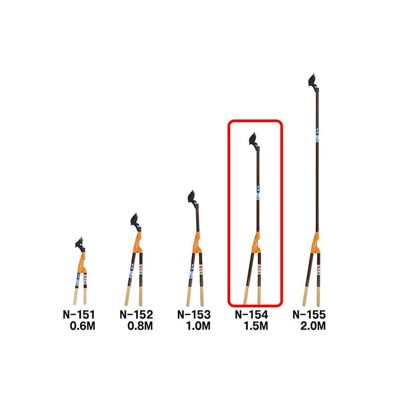太丸（全長：1.5m、切断能力：40mm) 枝切鋏 ニシガキ N-154 |  | 02