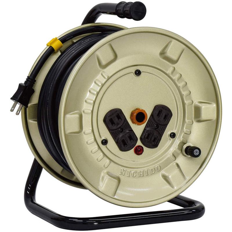 お安くしました。日動　電工ドラム 標準型電工ドラム 100V(屋内型) 50m 取寄品 日動 NNP-504D : 大工道具