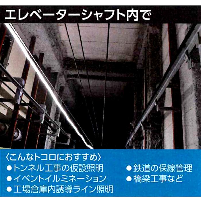 LEDコネクトライン 両面発光 5m AC100V専用 屋外型 帯状LED 日動 LECN-R5LA-W |  | 02