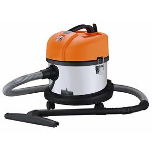 業務用掃除機 乾湿両用 15L ステンレス バキュームクリーナー 日動 NVC-15L-S | 