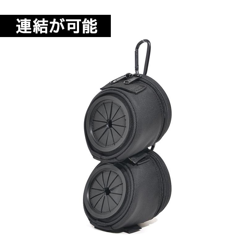 LABOX ラボックス tomiden トミデン CORDURA コーデュラ 小物ポーチ 小物ケース 連結可能 カラビナ付 ブラック【1個】 TomiDen labox-BK |  | 01