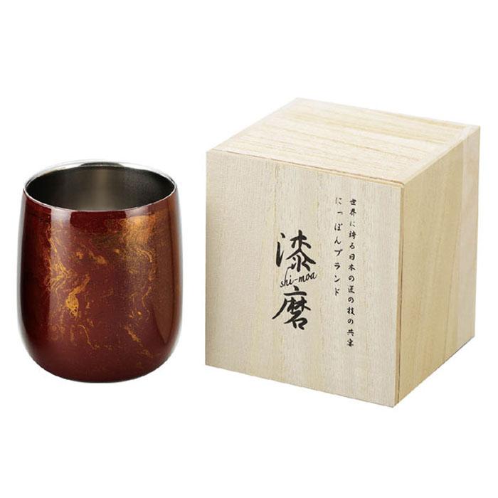 漆磨 2重ロックカップ(だるま)赤漆 取寄品 シーマ SCW-D502 : 大工道具