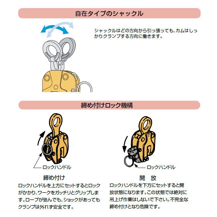 立吊クランプ 1t 取寄品 スーパーツール SVC1E : 大工道具・金物の専門 