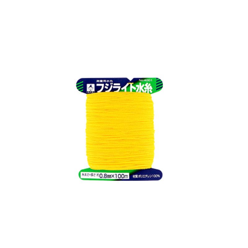 フジライト水糸  約0.8mmx100m 黄色 たくみ 4001 | 