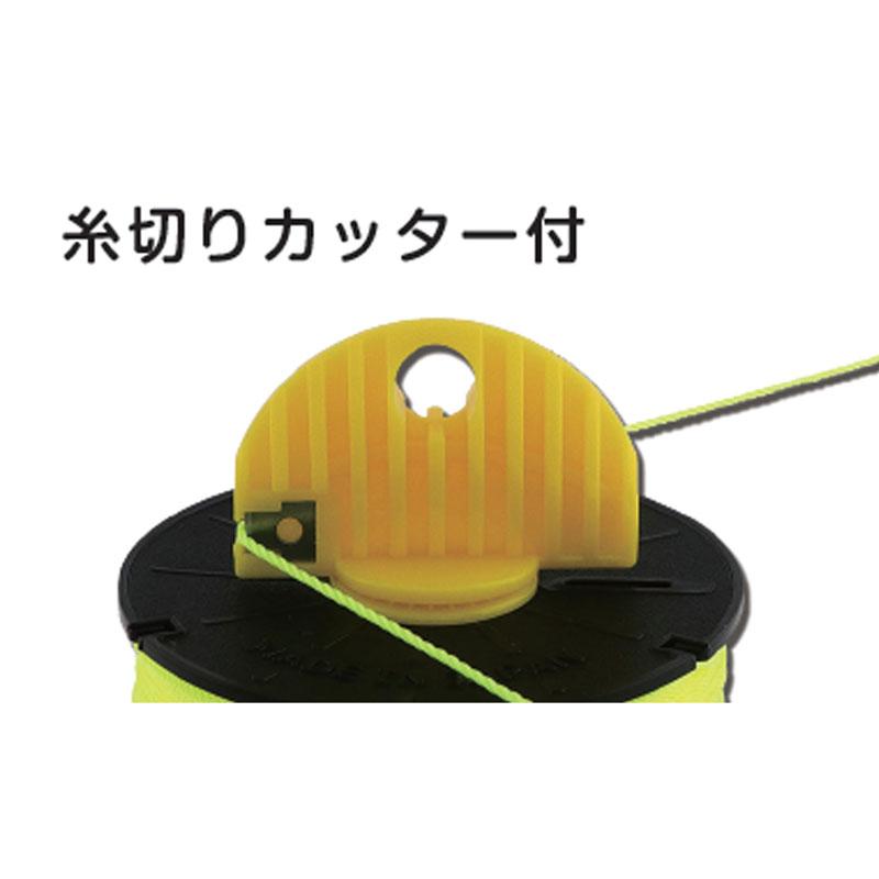 ミエール水糸 カッター付ハンドル 蛍光ホワイト(太/270m) 取寄品 たくみ 4863 |  | 02
