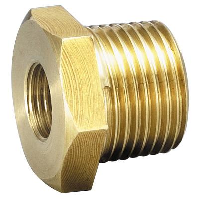 黄銅製ねじ込継手 ブッシング 外ネジ×内ネジ(R×Rc)3/4×3/8 フローバル