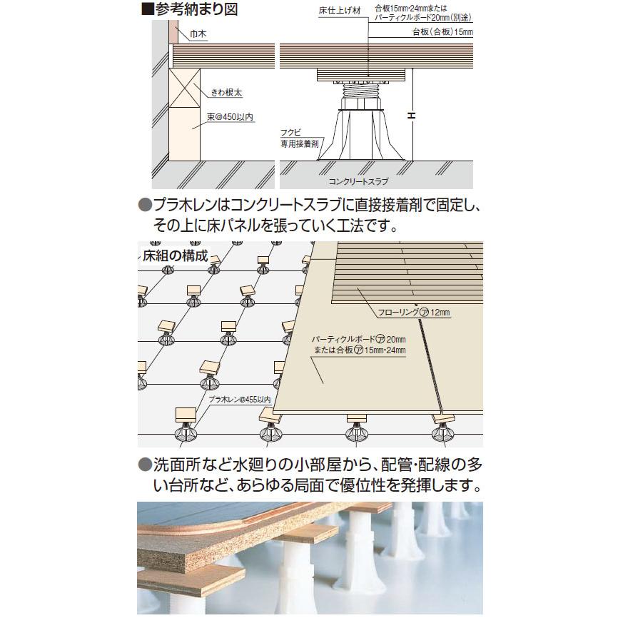 プラ木レン 0A型 1箱200個価格 フクビ化学 PM0A : 大工道具・金物の 