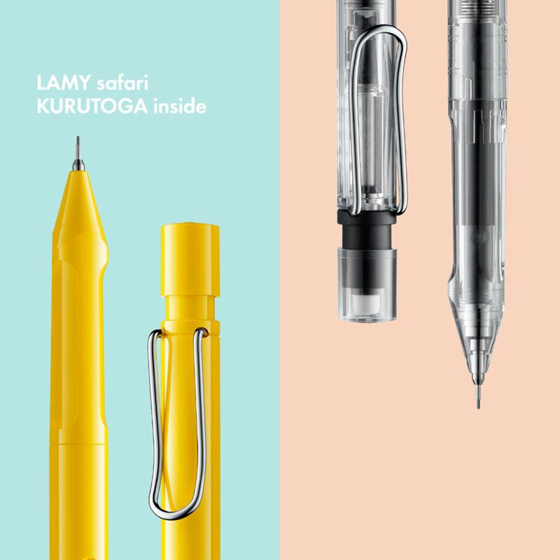 LAMY safari KURUTOGA INSIDE シャープペン LK18 イエロー 取寄品 三菱