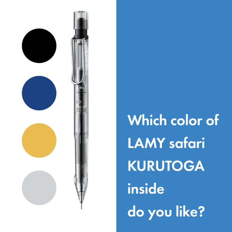 LAMY safari KURUTOGA INSIDE シャープペン LK18 イエロー 取寄品 三菱