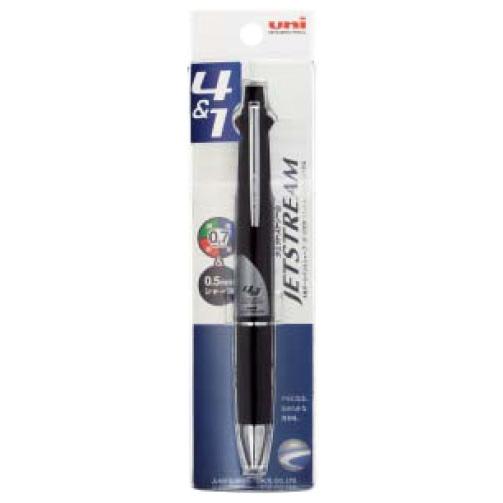 多機能ペン 4&1 0.7mm MSXE5-1000-07 1P ブラック 取寄品 三菱鉛筆