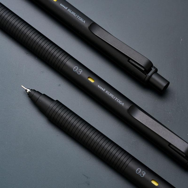 シャープペン クルトガ メタル 0.3mm M3-KH 1P ノクターンブラック 取