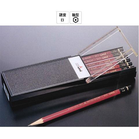 鉛筆・ハイ ユニ B(1ダース価格) 三菱鉛筆 HUB : 大工道具・金物の専門