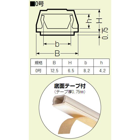 プラモール(テープ付) 2号 カベ白 100本価格 未来工業(MIRAI) PML-2WT