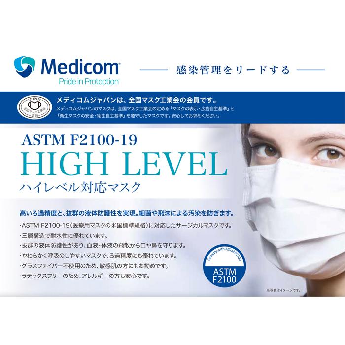 プロレーンマスク レベル2 ホワイト 50枚 1箱 メディコム 2883 | Medicom | 02