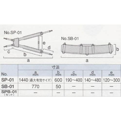 布製サポートベルト・サスペンダーセット フジ矢 SPB-01 : 大工道具