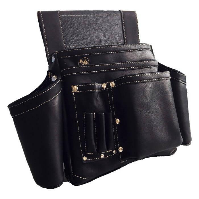 WEB限定 ふくろ倶楽部 PREMIUM 朱雀 グローブ革 四型釘袋 Wすみつぼホルダー付 黒 ふくろ倶楽部 GSZ-834WS |  | 01