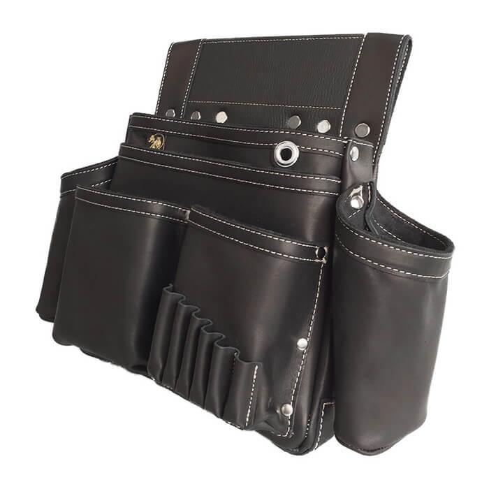 WEB限定 ふくろ倶楽部 PREMIUM 朱雀 グローブ革 六型釘袋 Wすみつぼホルダー付 黒 ふくろ倶楽部 GSZ-836WS |  | 01