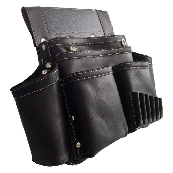 WEB限定 ふくろ倶楽部 PREMIUM 朱雀 グローブ革 六型釘袋 Wすみつぼホルダー付 黒 ふくろ倶楽部 GSZ-836WS |  | 02