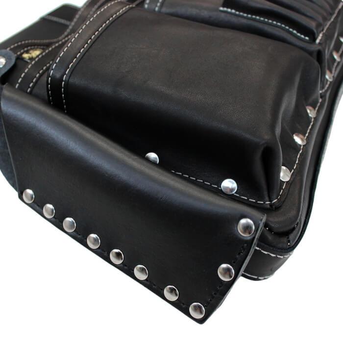 WEB限定 ふくろ倶楽部 PREMIUM 朱雀 グローブ革 六型釘袋 のみ差付すみつぼホルダー付 黒 ふくろ倶楽部 GSZ-836SN |  | 03