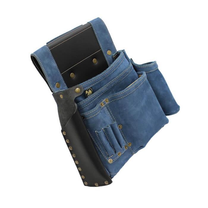 WEB限定 ふくろ倶楽部 PREMIUM 朱雀 四型 釘袋 のみ差 すみつぼホルダー付 ライトインディゴ ふくろ倶楽部 PSZ-834SN-LB |  | 01