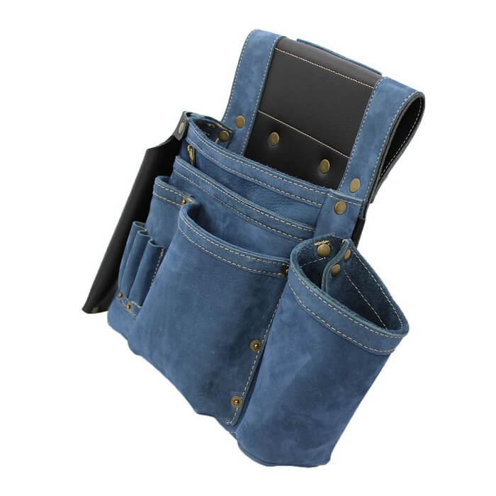 WEB限定 ふくろ倶楽部 PREMIUM 朱雀 四型 釘袋 のみ差 すみつぼホルダー付 ライトインディゴ ふくろ倶楽部 PSZ-834SN-LB |  | 02