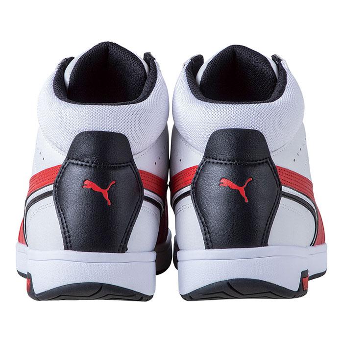 安全靴 エアツイスト2.0 ミッド 26.0cm PU MODEL ホワイト 靴下付 PUMA