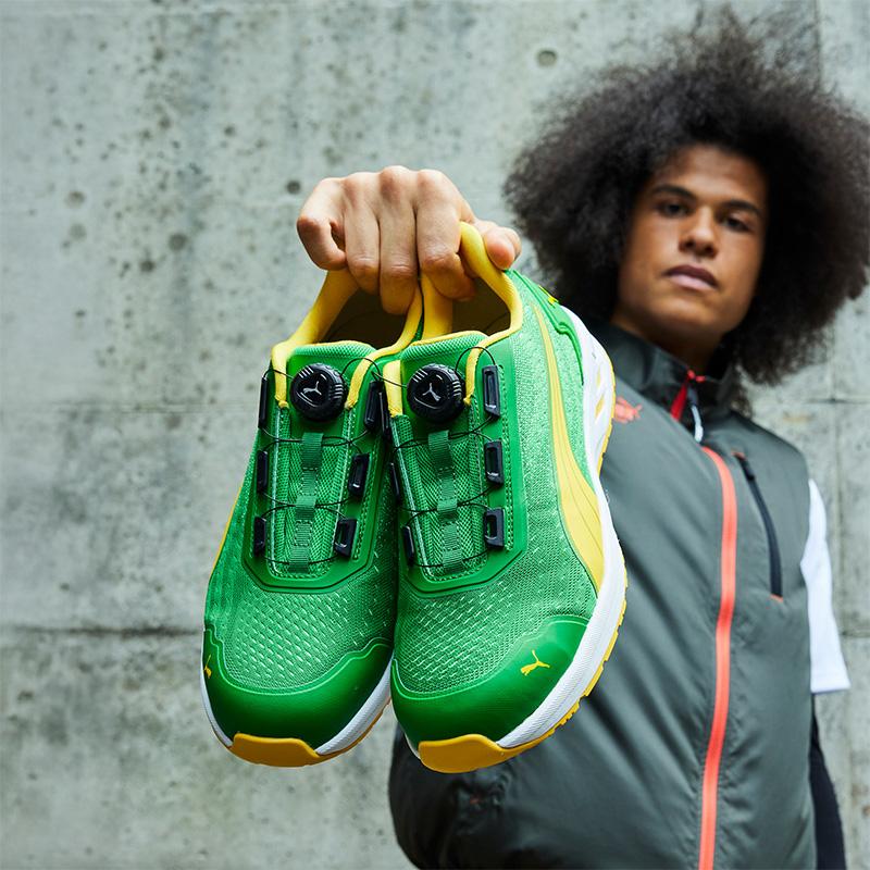 安全靴 Puma オリーブグリーン ハイカット 【公式通販】