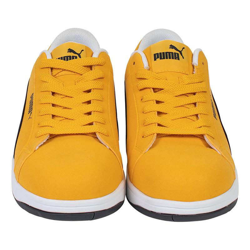 プーマ安全靴#64.200 26.5cmアイコニックイエローロー 安全靴 アイコニック ローカット 26.5cm イエロー PUMA(プーマ