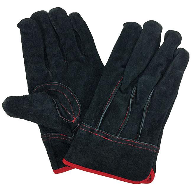 影虎 内綿牛床革 背縫い 作業手袋(Mサイズ) 取寄品 ユニワールド KS477