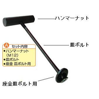 Dボルト 片引き ハンマーナットセット 105mm 10セット 普通タイプ ヨネザワ 7500002 |  | 01