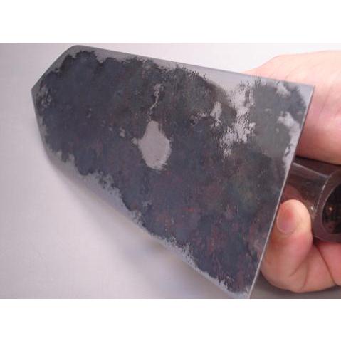 杉田 中塗鏝二分押え(地金)210mm 黒柄 角柄【伝統工芸品】 杉田鏝