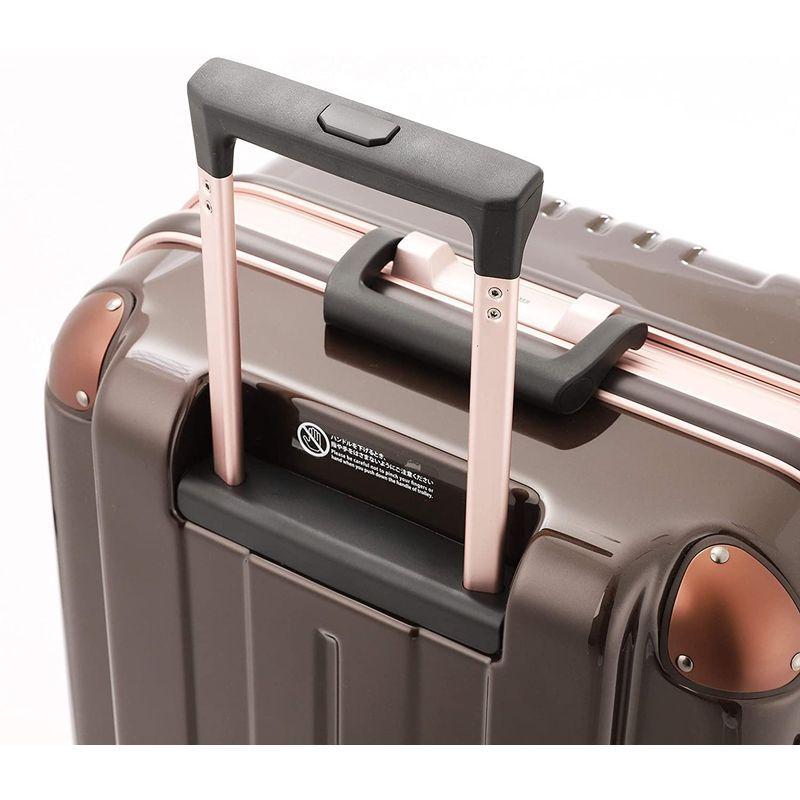 お気に入り 機内持込 ポリカーボネート スーツケース レジェンドウォーカー ファスナー M フレーム ローズゴールド ダブルキャスター フレームタイプ スーツケース キャリーバッグ Nta2 Tv