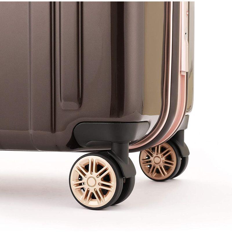 お気に入り 機内持込 ポリカーボネート スーツケース レジェンドウォーカー ファスナー M フレーム ローズゴールド ダブルキャスター フレームタイプ スーツケース キャリーバッグ Nta2 Tv