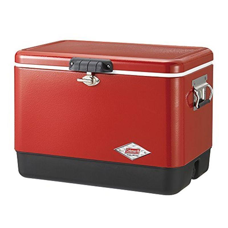 コールマン Coleman 容量約51l クーラーボックス アウトドア キャンプ 登山 クーラーボックス スチールベルトクーラー 54qt