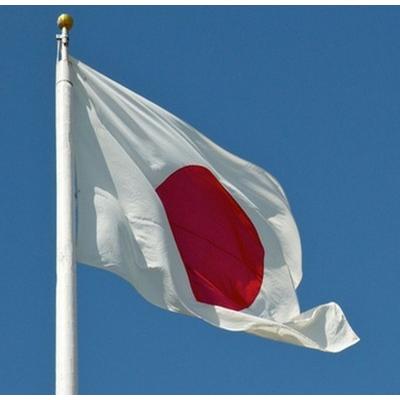 ゆうメール 送料無料 日本 国旗 JAPAN 大サイズ 約 90×150cm 卒業式