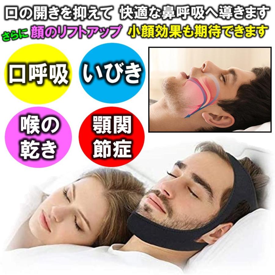 快眠 睡眠 あごサポーター 小顔効果 いびき防止 グッズ フェイス サポーター