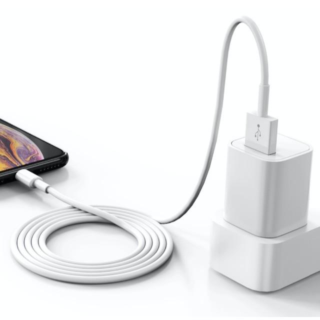 ゆうメール 送料無料 iPhone 充電 ケーブル 長さ 2m Apple 高耐久