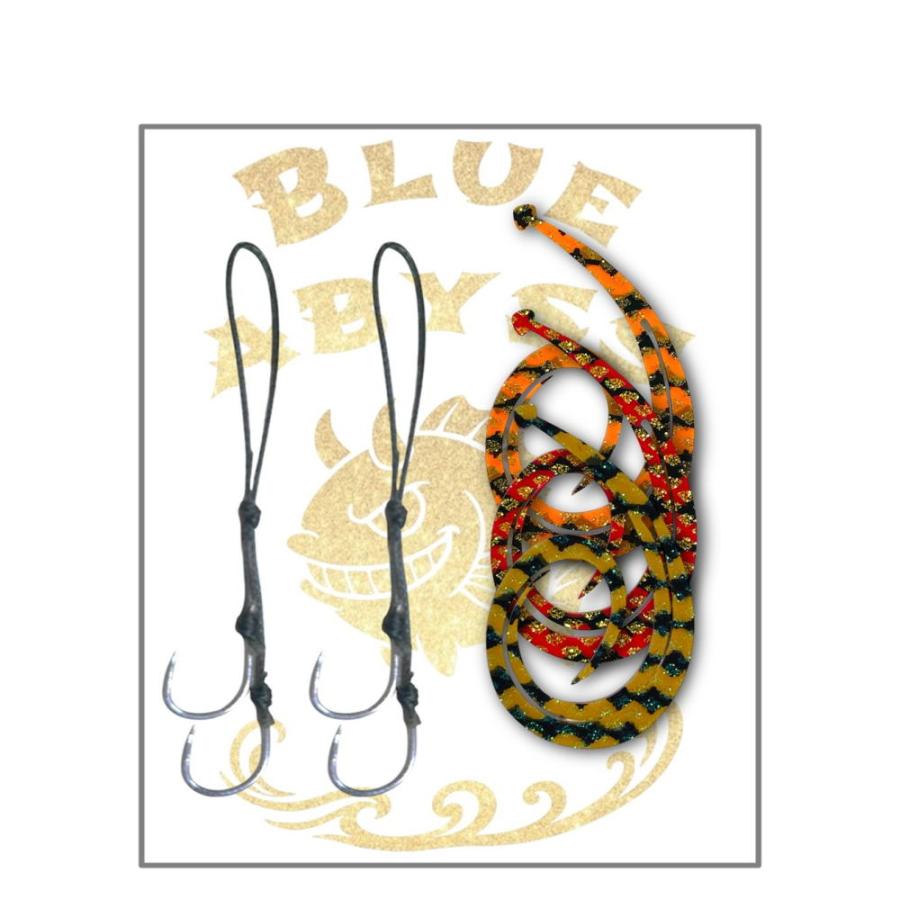 鯛ラバ 初心者セット】タイラバ 2ユニット 3ネクタイ セット BLUE